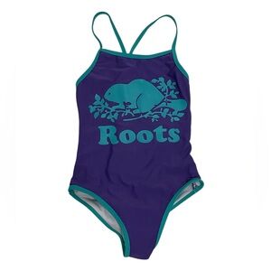 2/$20 — Roots Purple and Teal Swimsuit